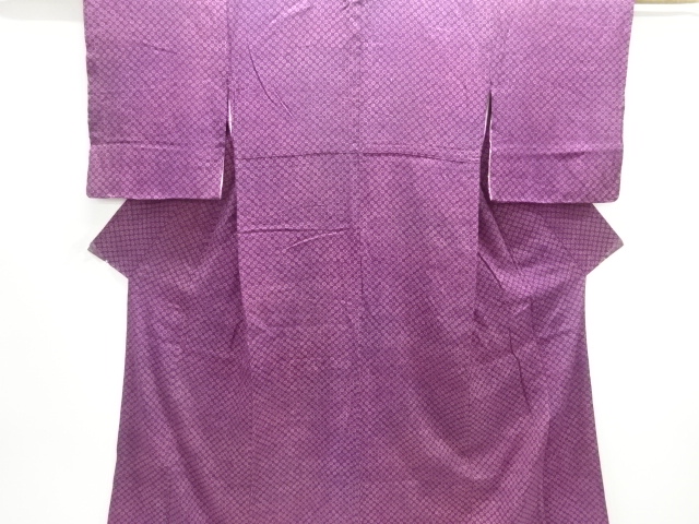 アンティーク　紋錦紗花尽くし模様着物